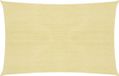 vidaXL Zonnezeil 2x3,5 m HDPE Beige