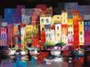 Willem Haenraets Impression d'art - Seaport Town I 80x60cm