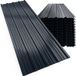 Jeu de 28 tôles ondulées anthracite 110x46cm 14m²