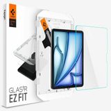 Spigen GLAS.tR EZ Fit Screenprotector voor Apple iPad Air 11-inch (2024) - Gehard Glas - 9H Hardheid - Krasbestendig - Transparant - 1 Stuk