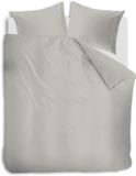 Auping Pearl grey satin Dekbedovertrek - Tweepersoons 240 x 220 cm - Katoensatijn - Grijs