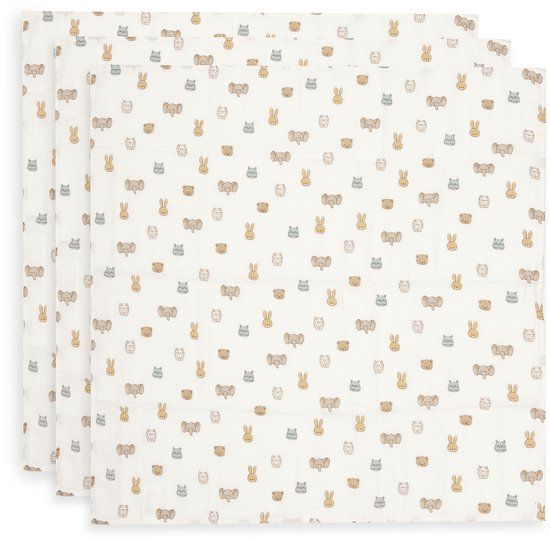 Jollein Hydrofiele Doek Small 70x70cm Jollies (3pack)