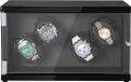 VEVOR Watchwinder voor 4 Automatische Horloges met 2 Stille Japanse Mabuchi Motoren