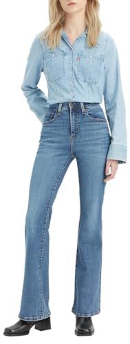 Levi's 726™ High Rise Flare Jeans - Blue Wave Mid - Women's