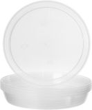Garronda Ronde Bloempot Onderzetter – 5 stuks – Transparant - ⌀ 30cm H=3,4cm