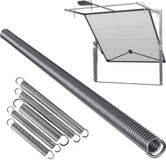 QLS ressort universel pour portes de garage, 3/20/550 mm, ressort de traction, adapté aux portails coulissants, ressort de traction zingué, numéro d'article 8527