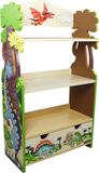 Teamson Kids Houten Boekenkast Voor Kinder - Kinderslaapkamer - Dinosaurus - 55,9cm Lang