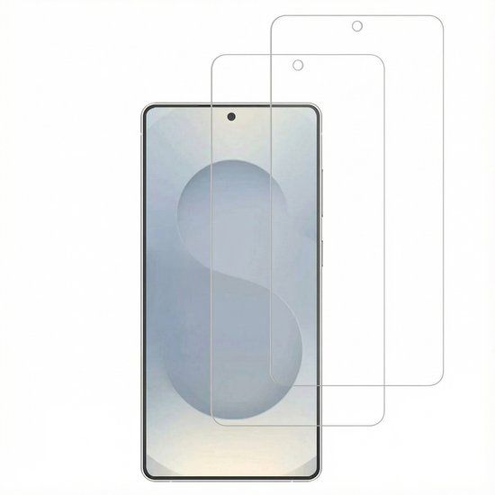 Accezz Screen Protector - 2 Pack Glass Screenprotector voor Samsung Galaxy S25 Edge
