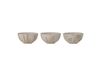 Bloomingville Bol Primrose Ø11,5 cm 3 Pièces Nature