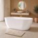 Badplaats Ligbad Bahia 170 x 75 x 58 cm – Baignoire îlot – Blanc laqué