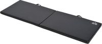 HOMCOM Gymnastiekmat Imitatieleer 180x60x5cm Zwart