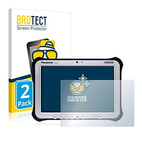 brotect 2x Antireflecterende Beschermfolie compatibel met Panasonic Toughpad FZ-G1