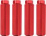 Bol Piquets de vélo - Piquets de vélo - Stunts de VTT - Alliage d'aluminium élevé - 100 x 28 mm - Rouge