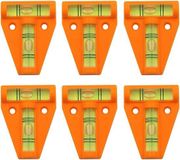 Merkloos / Sans marque T-type Waterpas - Kleine waterpas - Nauwkeurig meten - Compact ontwerp - 3/6 stuks - Oranje
