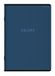 TOP 2000 Colors A5 60 vellen geruit, Blauw