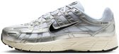 Nike P-6000 White Metallic Silver Flat Silver Black - Maat 38