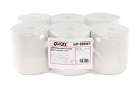 Quicky handdoek, binnenafwikkeling 20 cm, 1 laag, gerecycled wit, 1 stuks (1 x 6 stuks)