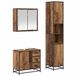 vidaXL Badkamermeubel Set 3 stuks Oud Hout Bewerkt hout