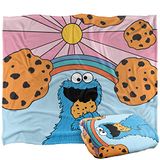 Sesam Street Cookie Monster Sunrise Sprei Deken 152 x 127 cm