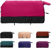 vidaXL Paardendeken Roze en Zwart 135 cm Polyester