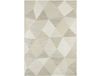 Tapis extérieur intérieur motif géométrique beige brun 160x230
