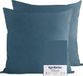 Komfortec Set van 2 Premium Jersey Kussenslopen 40x40 cm - Superzachte Kussenhoes – 100% Katoen – 150 g/m² -Petroleumblauw
