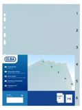 Favorit 400006686 Universele perforatiemap voor ringbanden met 12 numerieke inkepingen (1 tot 12), binnenformaat A4, van polypropyleen