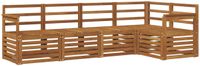 vidaXL Buiten bankenset 5 st Naturel Polyester