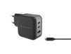 Conceptronic ALTHEA17B Oplader voor mobiele apparatuur Universeel Zwart AC Snel opladen Binnen 67W