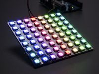 Adafruit NeoPixel grid RGB 8x8 Neomatrix 1487
