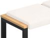 vidaXL - Coussin de banc - 4 pièces - Sherpa - Tissu - Crème