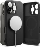 Ringke Onyx Magnetic | Hoesje Geschikt voor Apple iPhone 16 Pro Max | Compatibel met MagSafe | Back Cover Flexibel TPU | Zwart