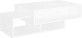 vidaXL Salontafel, wit, 105x55x32 cm, bewerkt hout