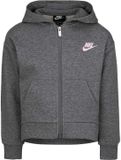 Nike Kids Club Fleece High Low Sweatshirt Met Rits Grijs 2-3 jaar