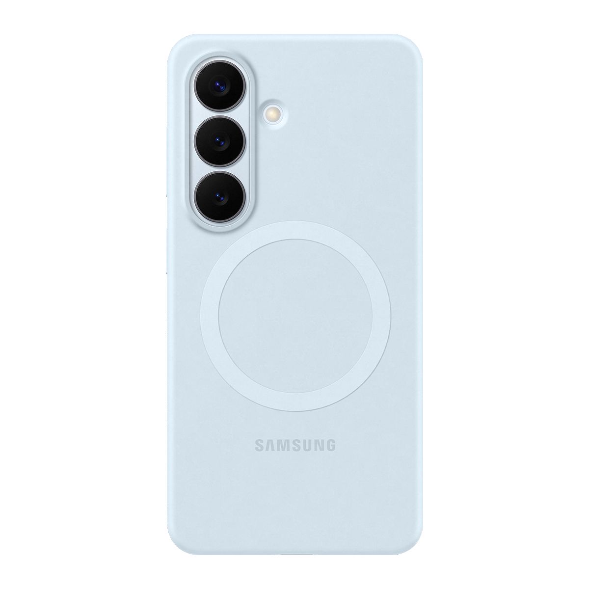 Samsung Galaxy S26 Hoesje - Silicone Magnet Case - Lichtblauw