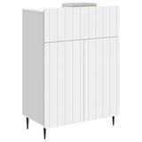 vidaXL Dressoir Wit 66 x 34,5 x 92 cm Bewerkt hout