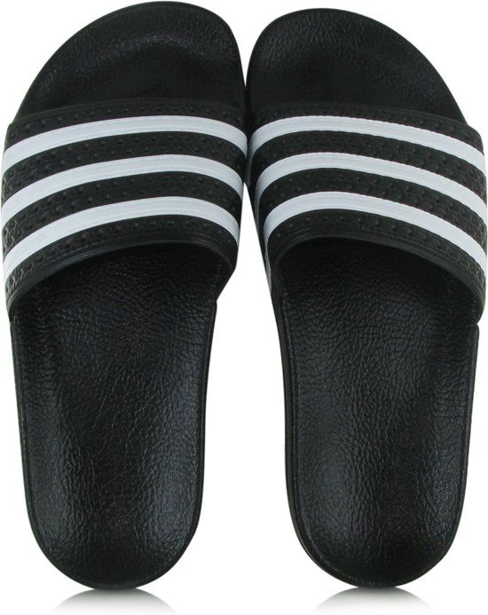 Adidas adilette Slippers Unisex - White/Black/White