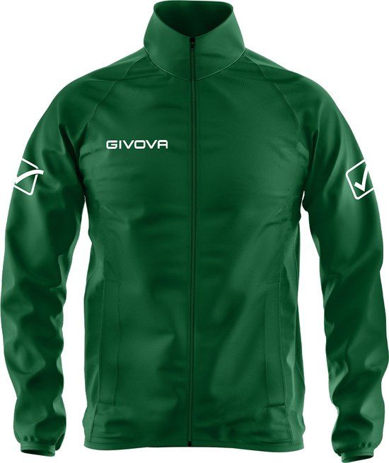 Givova Rain Basico Jas Jongens Groen Maat M