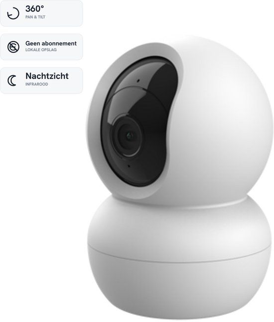 Trust IPCAM-2800 - Indoor Wi-Fi Security Camera - 3MP - White