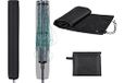 Mrrihand Beschermhoes 180 cm, hoes droogmolen 420D hoogwaardige waterdichte stof trunk interne zilveren coating, anti-UV afdekking droogmolen, kleine parasol beschermhoes ITK-001 zwart