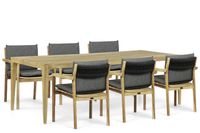 Santika Furniture Santika Suka/Sentis 240 cm dining tuinset 7-delig