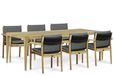 Santika Furniture Santika Suka/Sentis 240 cm dining tuinset 7-delig