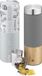 Unyqoos Bouteille de thé en acier inoxydable et bambou, 500 ml, gris