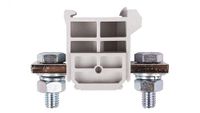 SIMET Schroefklemblok met rail zsg1-120.0s grijs