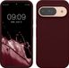 kwmobile hoesje geschikt voor Google Pixel 9 / Pixel 9 Pro case - Siliconen telefoonhoesje - Telefoon beschermhoes - Smartphone cover in bordeaux-violet