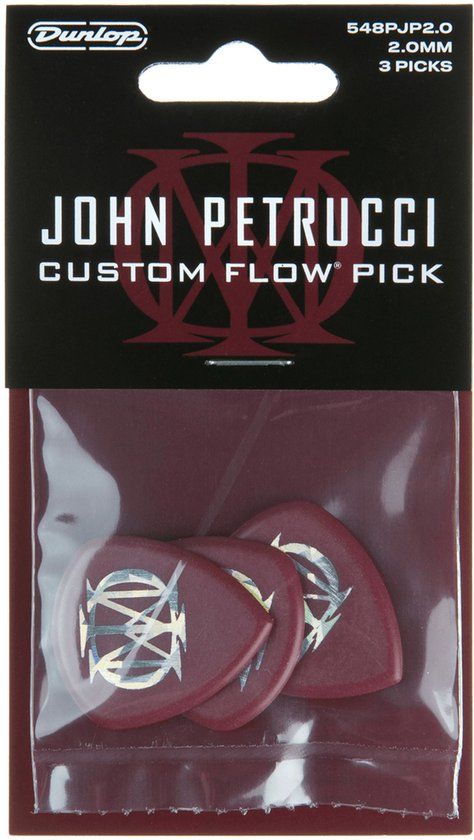 Jim Dunlop Dunlop Jim Dunlop Signature - John Petrucci Plectrums - Flow - Ultex 2,00 mm - Player's Pack