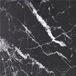 vidaXL Tafelblad 80x80 cm gehard glas met marmeren design zwart