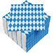 HEKU Papieren servetten, 3-laags, 33 x 33 cm, Beiers blauw