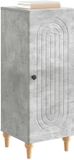 vidaXL Dressoir Betongrijs 33 x 34,5 x 90 cm Bewerkt hout