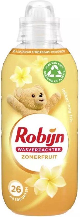 Robijn Wasverzachter Zomerfruit 650 ml - 26 wasbeurten
